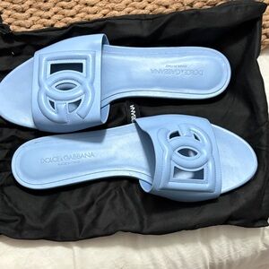Dolce & Gabbana Sky Blue Women's Sandals